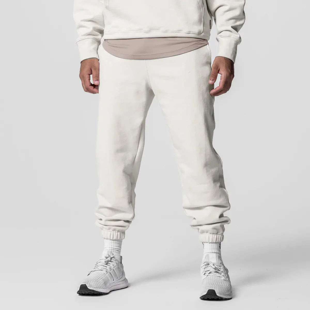 Loose American Style Exercise Workout Outfit Men's Trendy Casual Hooded Cotton Sweater Sweatpants Two-piece Set - Bellarte Enchanté Loose American Style Exercise Workout Outfit Men's Trendy Casual Hooded Cotton Sweater Sweatpants Two-piece Set